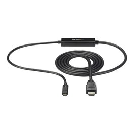 Cable USB-C a HDMI Startech CDP2HDMM2MB Negro 2 m 4K Ultra HD