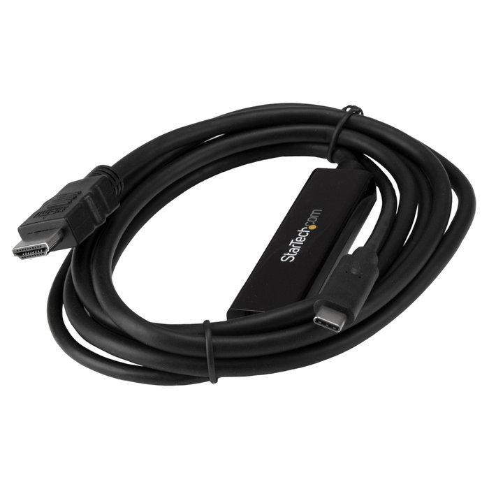 StarTech.com Cable Adaptador USB-C a HDMI 2m 4K 30Hz Negro StarTech.com Cable Adaptador USB-C a HDMI 2m 4K 30Hz Negro
