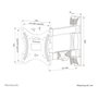 Neomounts WL40-550BL12 Soporte de pared de movimiento completo para 32-55 pulgadas