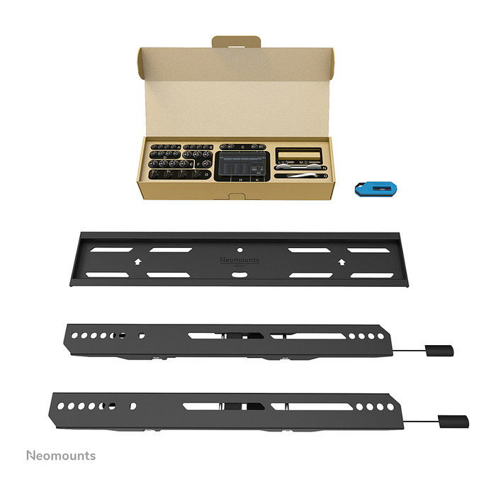 Newstar NEOMOUNTS WL30S-850BL14 Soporte de pared fijo para TV de 40 a 75 pulgadas (101-190 cm), VESA 100x100 a 400x400 mm, capacidad 50 kg, color negro Newstar NEOMOUNTS WL30S-850BL14 Soporte de pared fijo para TV de 40 a 75 pulgadas (101-190 cm), VESA 100x100 a 400x400 mm, capacidad 50 kg, color negro