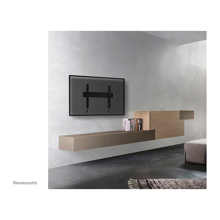Neomounts Soporte de Pared Fijo para TV 40-82 Pulgadas WL30S-850BL16, Carga Hasta 60 kg, Acero Negro, para VESA 100x100 a 600x400 mm