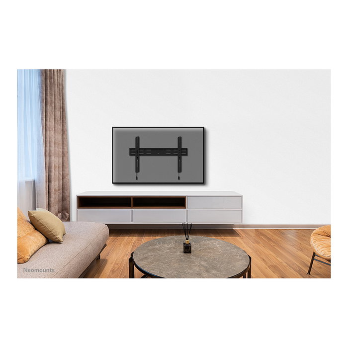 Neomounts Soporte de Pared Fijo para TV 40-82 Pulgadas WL30S-850BL16, Carga Hasta 60 kg, Acero Negro, para VESA 100x100 a 600x400 mm