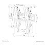 Newstar Neomounts WL35S-850BL12 Soporte de Pared Inclinable para Pantallas de 24 a 65 pulgadas