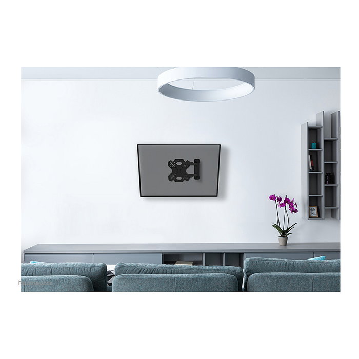 Newstar Soporte de Pared para TV Neomounts WL40S-850BL12, Movimiento Completo, 32-55 Pulgadas, Hasta 40 kg, Inclinación y Giro, Color Negro
