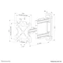 Newstar Neomounts WL40S-850BL12 Soporte de Pared Movimiento Completo 32-55 pulg.