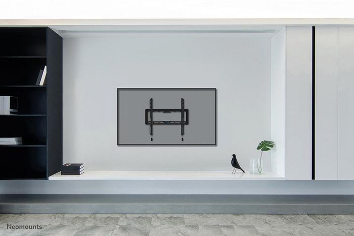 Neomounts WL30-550BL14, Soporte de Pared Fijo y Ultraplano para Pantallas de 32 a 75 Pulgadas, Hasta 50 kg, Compatible VESA 100x100-400x400, Profundidad 2.3 cm, Color Negro