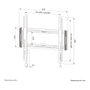 Neomounts WL30-550BL14 Soporte de pared ultraplano para pantallas 32-75 pulgadas