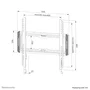 Neomounts WL30-550BL14 Soporte de pared ultraplano para pantallas de 40-75 pulgadas