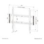 Neomounts WL30-550BL16 Soporte de pared ultraplano para pantallas de 42-86 pulgadas