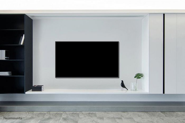 Neomounts WL30-550BL16 Soporte de Pared Fijo Ultradelgado para Pantallas 42-86", 60 kg, VESA 100x100-600x400, Instalación Fácil, Negro