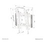Neomounts WL35-550BL12 Soporte de pared inclinable para TV 24-65 pulgadas