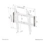 Neomounts WL35-550BL14 Soporte de pared inclinable para TV 32-75 pulgadas, Negro