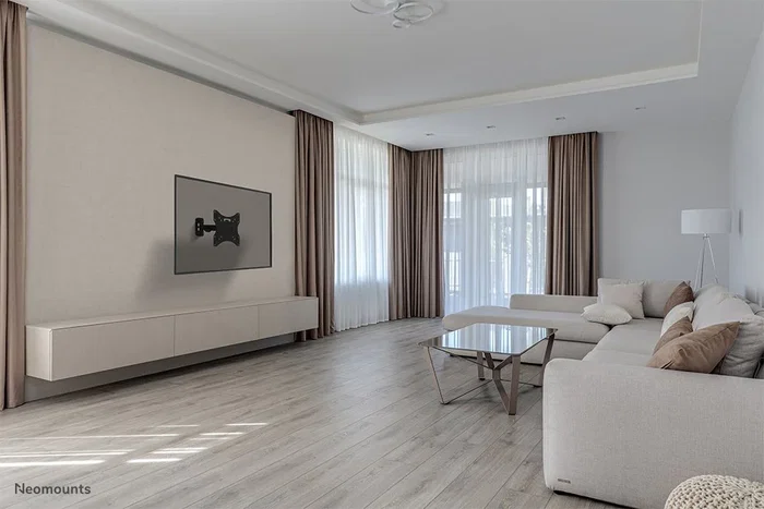 Neomounts WL40-540BL12 Soporte de Pared para TV, Movimiento Completo, Hasta 139.7 cm (55''), VESA 100x100-200x200, Giratorio e Inclinable, Negro