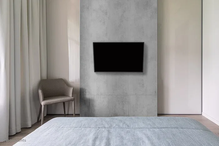 Neomounts WL40-540BL12 Soporte de Pared para TV, Movimiento Completo, Hasta 139.7 cm (55''), VESA 100x100-200x200, Giratorio e Inclinable, Negro