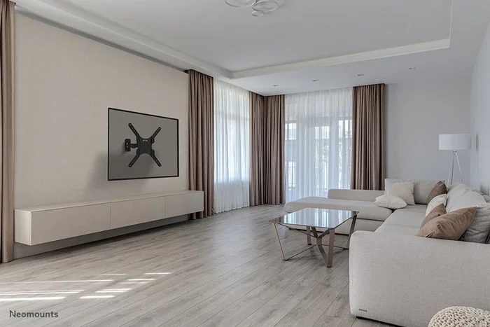 Newstar Neomounts WL40-540BL14 Soporte de pared movimiento completo para TV hasta 55" (35 kg), VESA 400x400, Giratorio e Inclinable, Negro