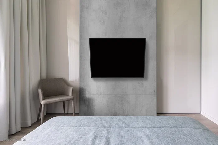 Newstar Neomounts WL40-540BL14 Soporte de pared movimiento completo para TV hasta 55" (35 kg), VESA 400x400, Giratorio e Inclinable, Negro