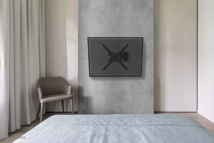 Newstar Neomounts WL40-540BL14 Soporte de pared movimiento completo para TV hasta 55" (35 kg), VESA 400x400, Giratorio e Inclinable, Negro