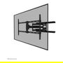 Neomounts Soporte de Pared WL40-550BL18 para Pantallas de 43-75 Pulgadas, Movimiento Completo, Acero, Negro