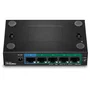 TRENDNET Switch No Administrado TPE-TG52 5 Puertos Gigabit (10/100/1000) con PoE+ (4 puertos, 32W Total) Diseño Compacto para Montaje en Pared, Negro