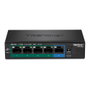 TRENDnet TPE-TG52 Switch Gigabit PoE+ de 5 Puertos