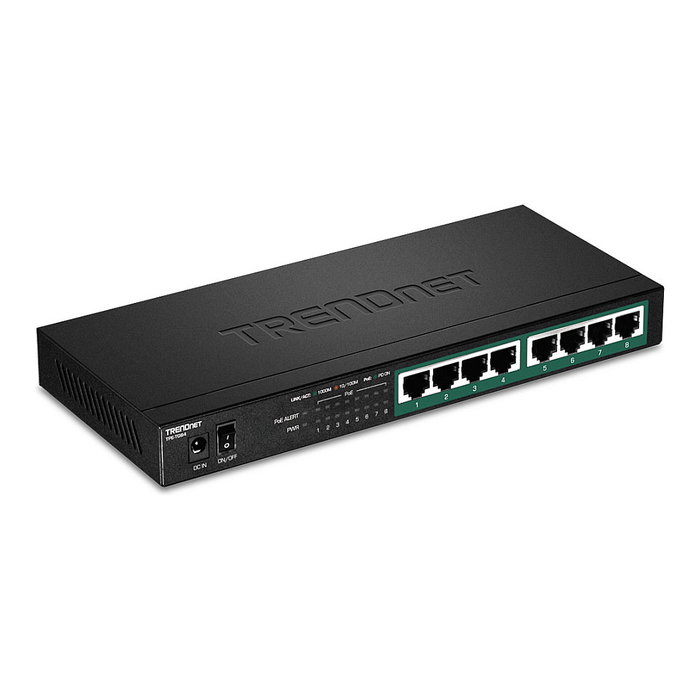 Trendnet TPE-TG84 Switch de 8 Puertos Gigabit PoE+ 120W Trendnet TPE-TG84 Switch de 8 Puertos Gigabit PoE+ 120W
