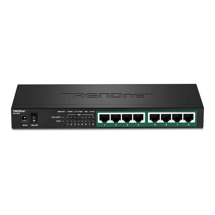 Trendnet TPE-TG84 Switch de 8 Puertos Gigabit PoE+ 120W Trendnet TPE-TG84 Switch de 8 Puertos Gigabit PoE+ 120W