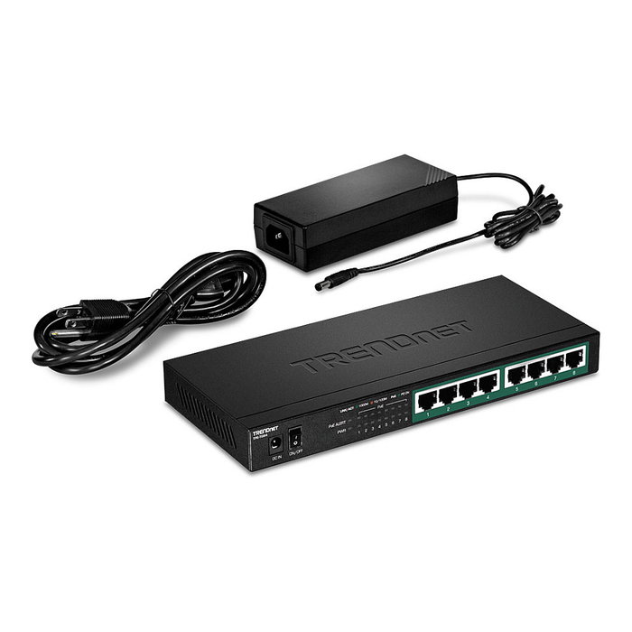 Trendnet TPE-TG84 Switch de 8 Puertos Gigabit PoE+ 120W Trendnet TPE-TG84 Switch de 8 Puertos Gigabit PoE+ 120W