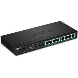TRENDNET TPE-TG84 Switch No Administrado Gigabit Ethernet 8 Puertos RJ-45 (10/100/1000) con PoE+ 120W, Diseño Compacto sin Ventilador