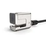 Kensington K68134WW Cable Antirrobo con Llave para Microsoft Surface Pro y Go - Diseño Exclusivo, Cable Acero 1.8m, 5mm, Negro/Plata