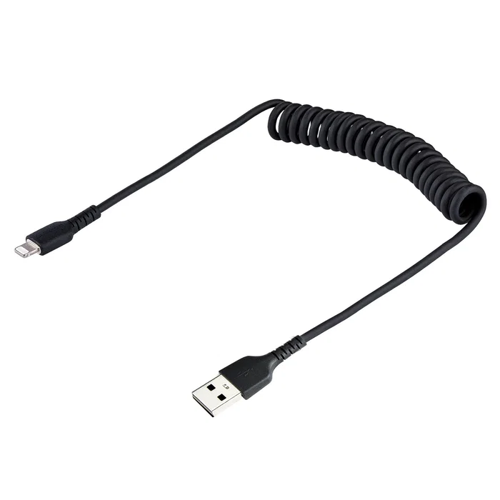StarTech.com Cable USB a Lightning Rizado 50cm MFi Negro RUSB2ALT50CMBC StarTech.com Cable USB a Lightning Rizado 50cm MFi Negro RUSB2ALT50CMBC