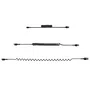 StarTech.com Cable USB a Lightning Rizado 50cm MFi Negro RUSB2ALT50CMBC