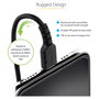 StarTech.com Cable USB a Lightning Rizado 50cm MFi Negro