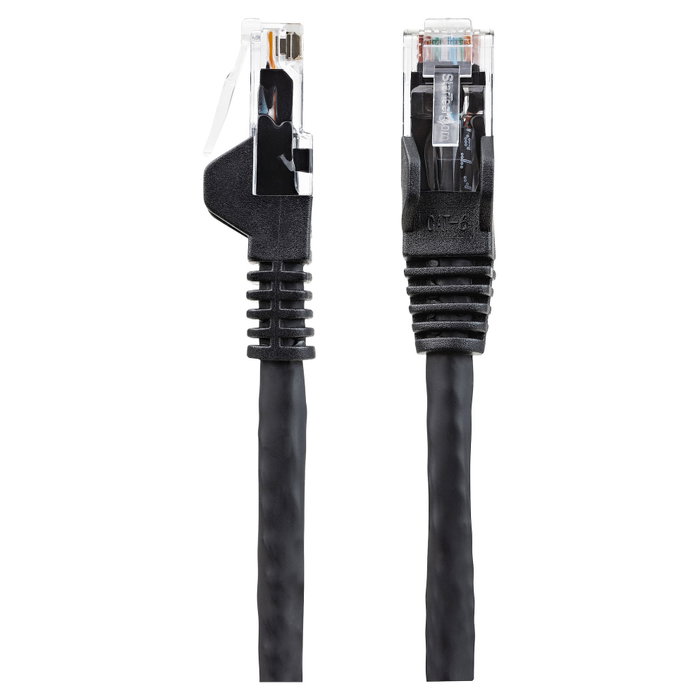 StarTech.com Cable Ethernet Cat6 de 10m LSZH Snagless Negro