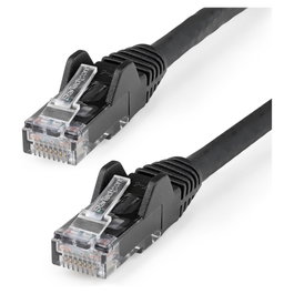 StarTech 15m Cable Ethernet CAT6 LSZH Snagless Negro