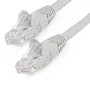 StarTech.com N6LPATCH7MGR Cable Ethernet CAT6 LSZH U/UTP Snagless - 7 Metros Gris, 650 MHz, PoE de 100W, 10Gbps, Clavijas Chapadas en Oro, Garantía de por Vida