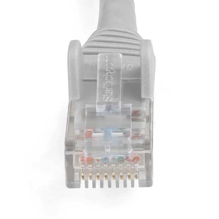 StarTech.com N6LPATCH7MGR Cable Ethernet CAT6 LSZH U/UTP Snagless - 7 Metros Gris, 650 MHz, PoE de 100W, 10Gbps, Clavijas Chapadas en Oro, Garantía de por Vida