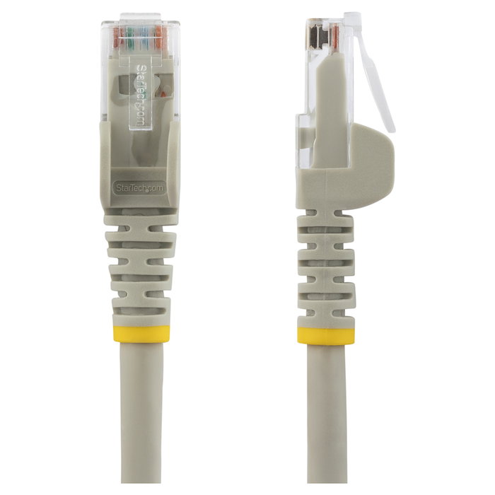 StarTech Cable Ethernet CAT6 LSZH de 7m Snagless Gris, 10Gbps, PoE 100W, U/UTP