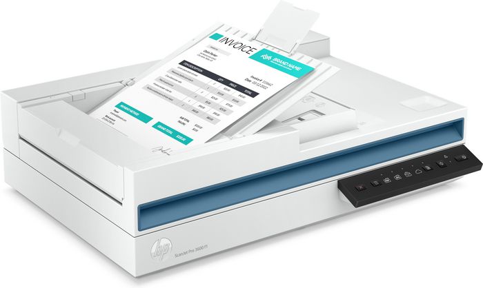 HP Escáner ScanJet Pro 3600 f1 con tecnología HP EveryPage para productividad