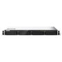 QNAP TS-435XeU NAS Rack 1U 4-Bay SATA con RAID Marvell CN9131 4 GB DDR4 para SMB, 2x SFP+, 2x 10GbE