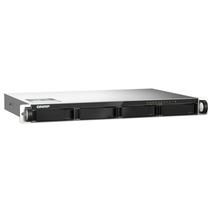 QNAP TS-435XeU NAS Rack 1U 4-Bay SATA con RAID Marvell CN9131 4 GB DDR4 para SMB, 2x SFP+, 2x 10GbE