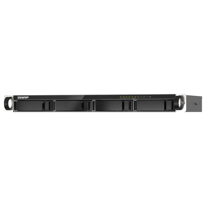 QNAP TS-435XeU NAS Rack 1U 4-Bay SATA con RAID Marvell CN9131 4 GB DDR4 para SMB, 2x SFP+, 2x 10GbE