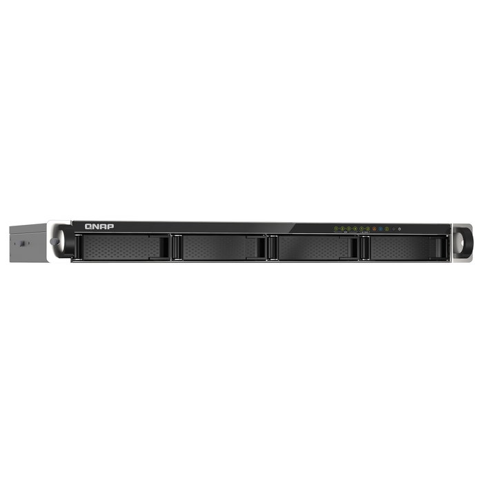QNAP TS-435XeU NAS Rack 1U 4-Bay SATA con RAID Marvell CN9131 4 GB DDR4 para SMB, 2x SFP+, 2x 10GbE