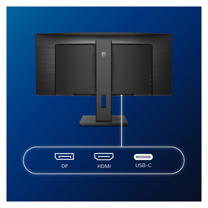 Philips B Line 346B1C/00 Monitor Curvo 34 pulg WQHD USB-C KVM Negro
