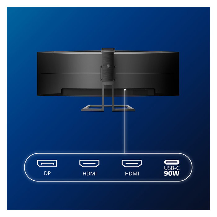 Philips 499P9H/00 Monitor Curvo SuperWide 49 pulgadas Dual QHD Philips 499P9H/00 Monitor Curvo SuperWide 49 pulgadas Dual QHD
