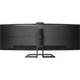 Philips 499P9H/00 Monitor Profesional Ultrapanorámico Curvo 49" Dual QHD Webcam USB-C KVM Regulable Negro