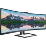 Philips 499P9H/00 Monitor Profesional Ultrapanorámico Curvo 49" Dual QHD Webcam USB-C KVM Regulable Negro