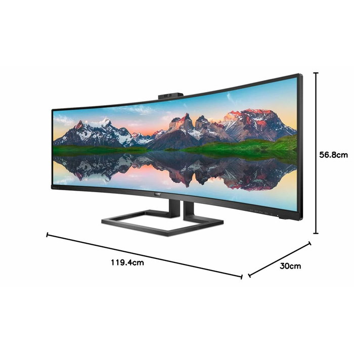 Philips 499P9H/00 Monitor Curvo SuperWide 49 pulgadas Dual QHD Philips 499P9H/00 Monitor Curvo SuperWide 49 pulgadas Dual QHD