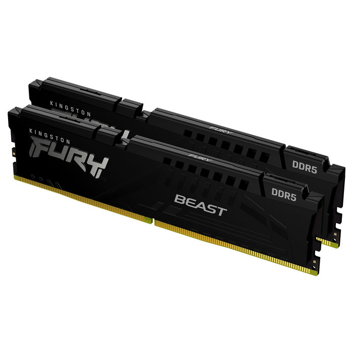 Kingston FURY Beast 64GB (2x32GB) DDR5 5600MHz CL40 PC Memoria RAM Black Kingston FURY Beast 64GB (2x32GB) DDR5 5600MHz CL40 PC Memoria RAM Black