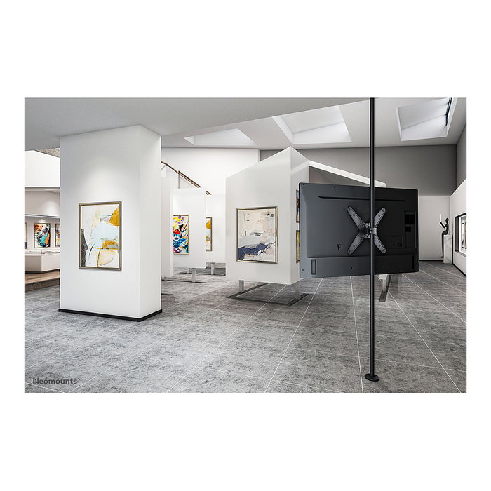 Neomounts Soporte de Poste para TV, Compatible con VESA 75x75 hasta 400x400 mm y TV de 32" a 55"