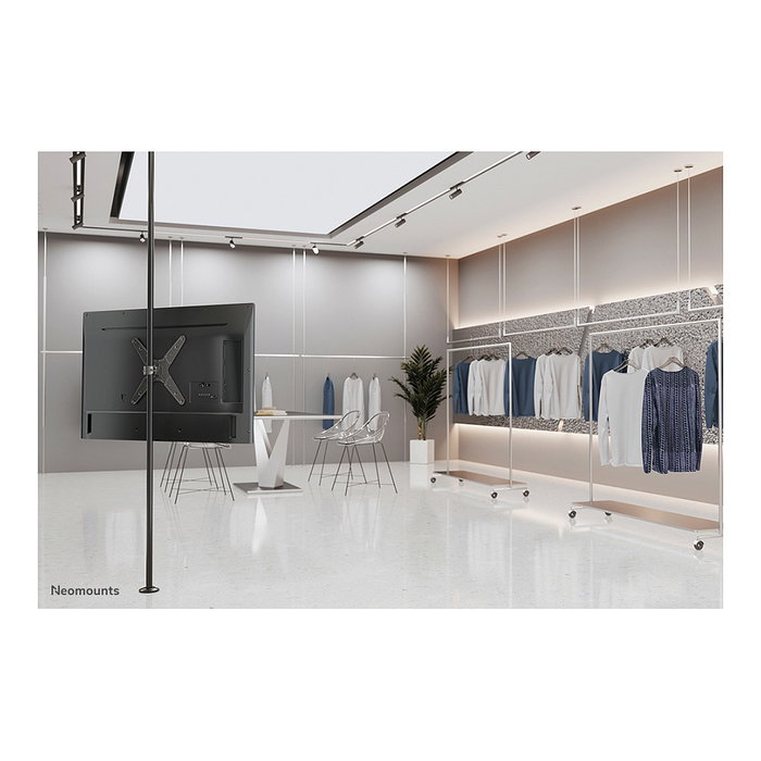 Neomounts Soporte de Poste para TV, Compatible con VESA 75x75 hasta 400x400 mm y TV de 32" a 55"